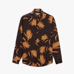 Zara Large brown and gold shirt